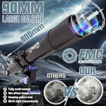 90mm Refractor Telescope for Beginners & Kids