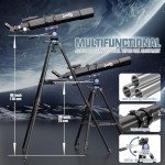 90mm Refractor Telescope for Beginners & Kids