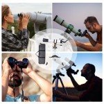 High-Powered Beginner Telescope with Tripod & Adapter