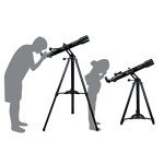 ExploraPro 70AZ Refractor Telescope for Beginners