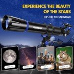 YENGUAN 90mm Refractor Telescope for Beginners