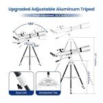 ESSELNB 80mm Beginner Telescope with Phone Adapter