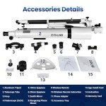 ESSELNB 80mm Beginner Telescope with Phone Adapter