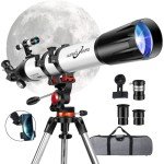 PISEZ 90mm Refractor Telescope for Beginners