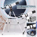 90mm High-Powered Refractor Telescope for Beginners