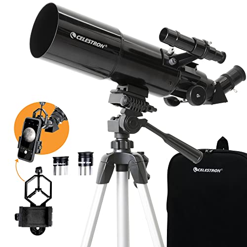 Celestron 80mm Travel Scope - Portable Beginner Telescope