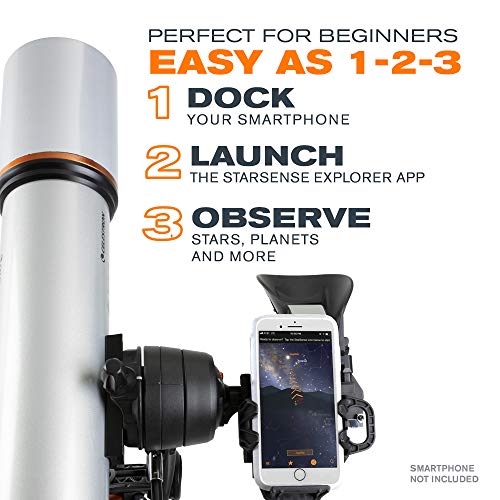 Celestron 102mm Refractor Telescope with StarSense App