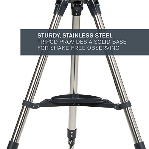 Beginner-friendly Celestron 90EQ Refractor Telescope - Bonus Software