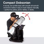 150mm Tabletop Dobsonian Telescope for Astrophotography Beginners