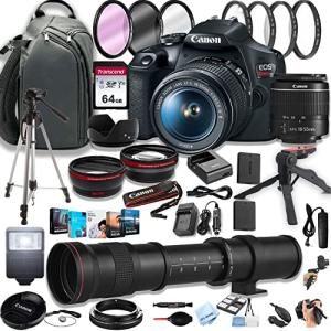 Canon EOS Rebel T7 DSLR Camera Bundle for Beginners
