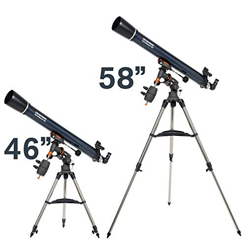 Beginner-friendly Celestron 90EQ Refractor Telescope - Bonus Software