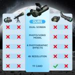 Smart Auto-Focus Telescope with 4K Camera