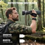 4K Monocular Telescope with Camera and Screen