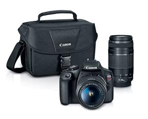 Canon EOS Rebel T7 DSLR Camera with 2 Lenses