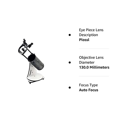 130mm Tabletop Dobsonian Telescope – Easy to Use, Beginner-friendly