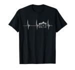 Astrophotography Lover Heartbeat EKG Pulse T-Shirt