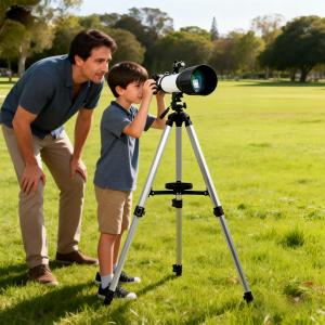 80mm Refractor Telescope Kit with Tripod & Eyepieces