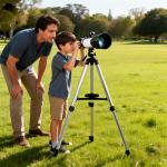80mm Refractor Telescope Kit with Tripod & Eyepieces