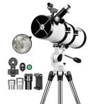 130mm Reflector Telescope with Steel Tripod for Stargazing