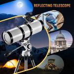 130mm Reflector Telescope with Steel Tripod for Stargazing