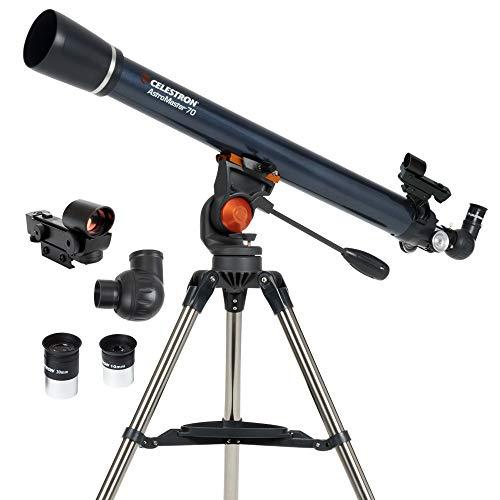 Celestron AstroMaster 70AZ Refractor Telescope Bundle