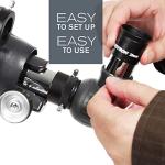 Celestron AstroMaster 70AZ Refractor Telescope Bundle