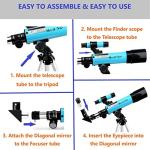 MaxUSee Refractor Telescope for Kids and Beginners