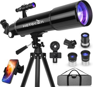 80mm Refractor Telescope for Beginner Astronomers