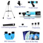 MaxUSee Refractor Telescope for Kids and Beginners