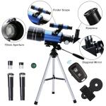 ToyerBee 70mm Portable Refractor Telescope for Beginners