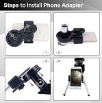 ToyerBee 70mm Beginner Astronomy Telescope with Phone Adapter