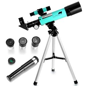 CLAVOLO Kids Refractor Telescope with 3 Eyepieces