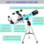 CLAVOLO Kids Refractor Telescope with 3 Eyepieces