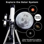 Thames & Kosmos Kids' Refractor Telescope 100x Magnification