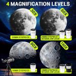 High-Powered 90mm Astronomy Telescope with Tripod