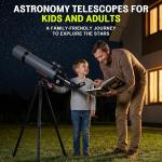 High-Powered 90mm Astronomy Telescope with Tripod