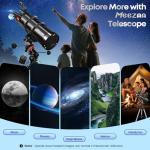 MEEZAA 150EQ Reflector Telescope for Beginner Astrophotography