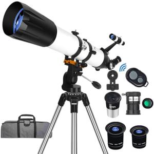 90mm Refractor Telescope for Beginner Astrophotography