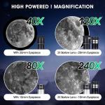 90mm Refractor Telescope for Beginner Astrophotography