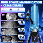 HUGERSTAR 80mm Portable Telescope for Beginners