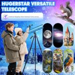 HUGERSTAR 80mm Portable Telescope for Beginners