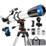 Uonol 90mm Refractor Telescope for Beginner Astronomers