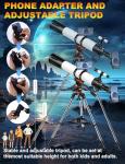 Uonol 90mm Refractor Telescope for Beginner Astronomers