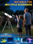 Uonol 90mm Refractor Telescope for Beginner Astronomers