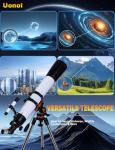 Uonol 90mm Refractor Telescope for Beginner Astronomers