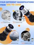 Uonol 90mm Refractor Telescope for Beginner Astronomers