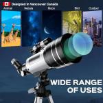 150X High-Powered Portable Telescope for Stargazing