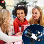 150X High-Powered Portable Telescope for Stargazing