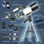 150X High-Powered Portable Telescope for Stargazing