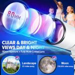 Hawkko 80mm Portable Telescope for Beginners